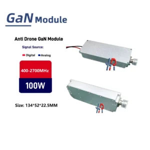 100W 100-2700 GaN Jammer RF Power Amplifier Module Anti-Lora FPV Drone System Signal Blocker with Remote Control